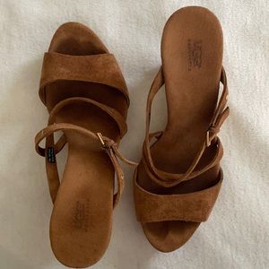 Suede Ugg heels